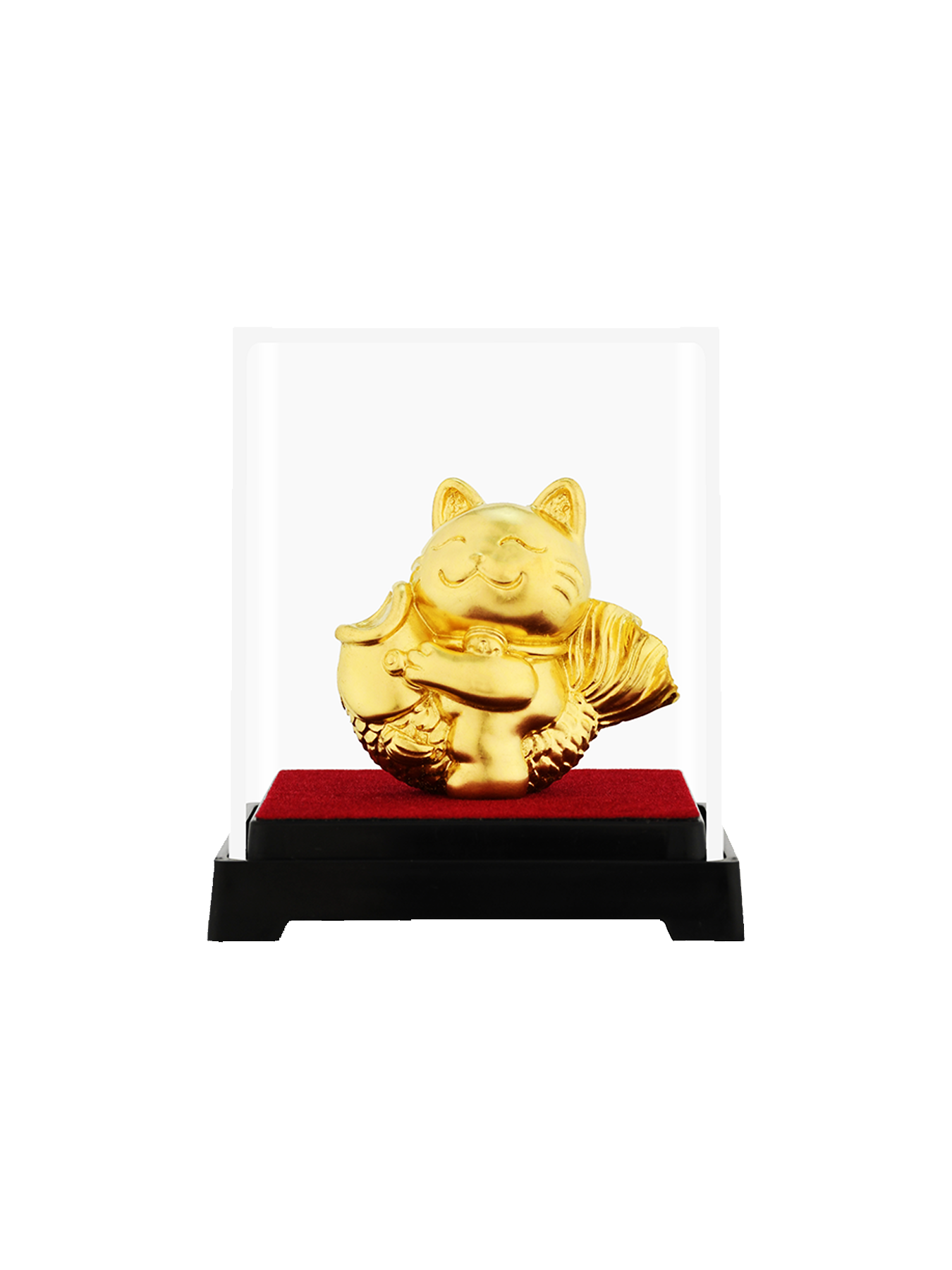 Prosperous Abundant Wealth Fortune Cat Mini Figurine